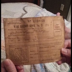 War ration book no.3